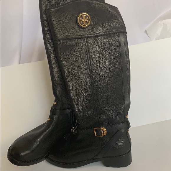 *NWOT* black TORY BURCH tall boots - Picture 1 of 4